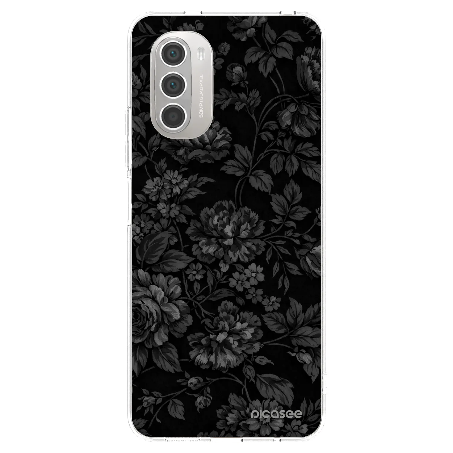Picasee husă transparentă din silicon pentru Motorola Moto G51 - Dark Romance