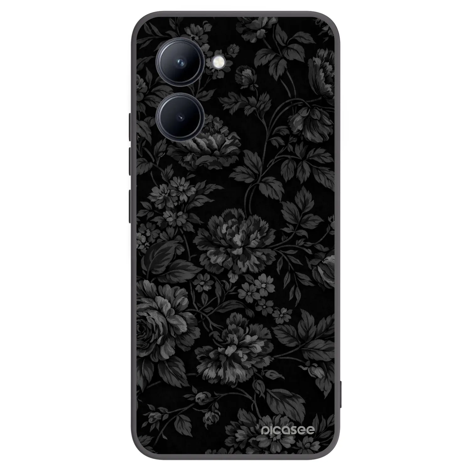 Picasee husă neagră din silicon pentru Realme C33 (2023) - Dark Romance