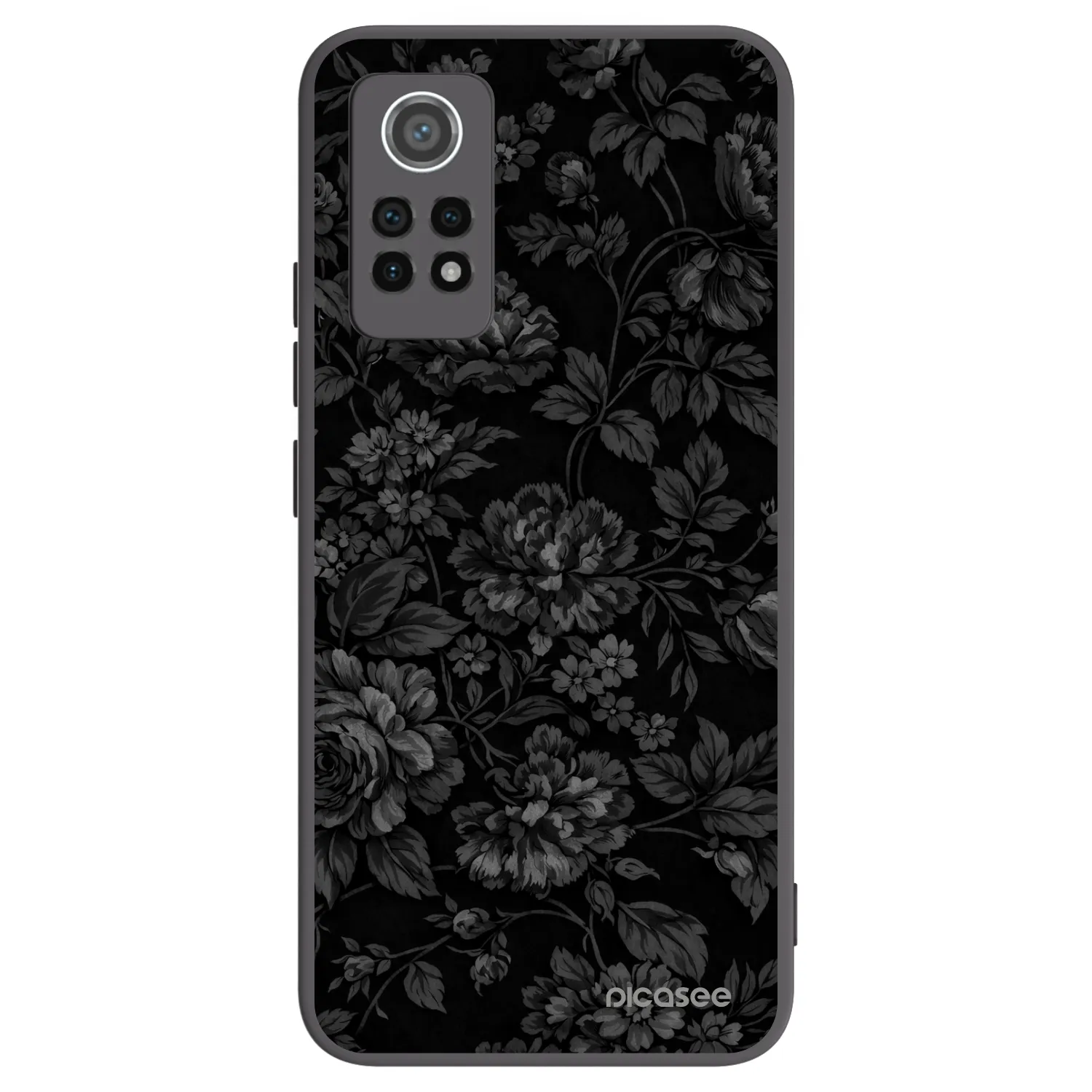 Picasee husă neagră din silicon pentru Xiaomi Redmi Note 12 Pro 4G - Dark Romance