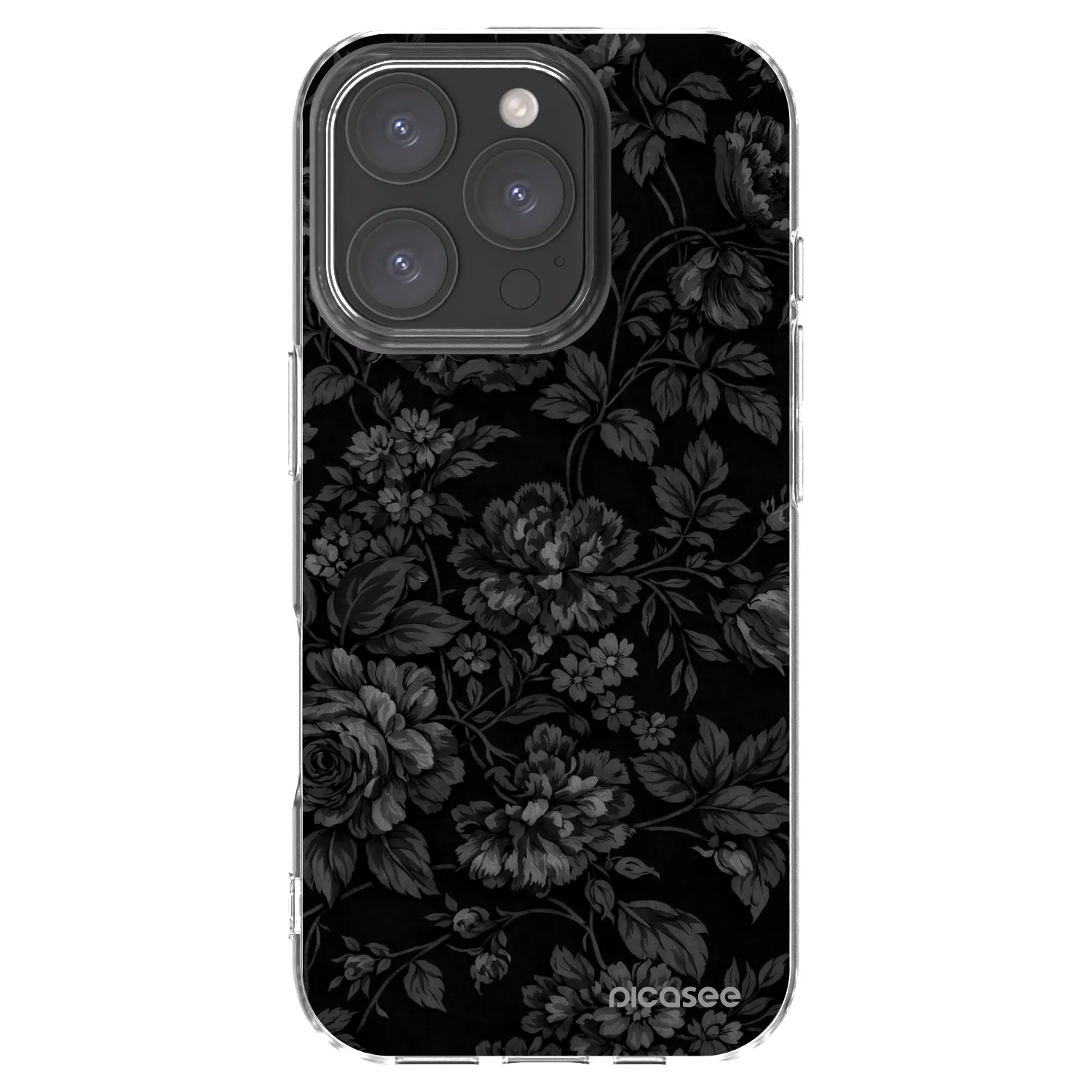 Picasee husă transparentă din silicon pentru Apple iPhone 16 Pro - Dark Romance