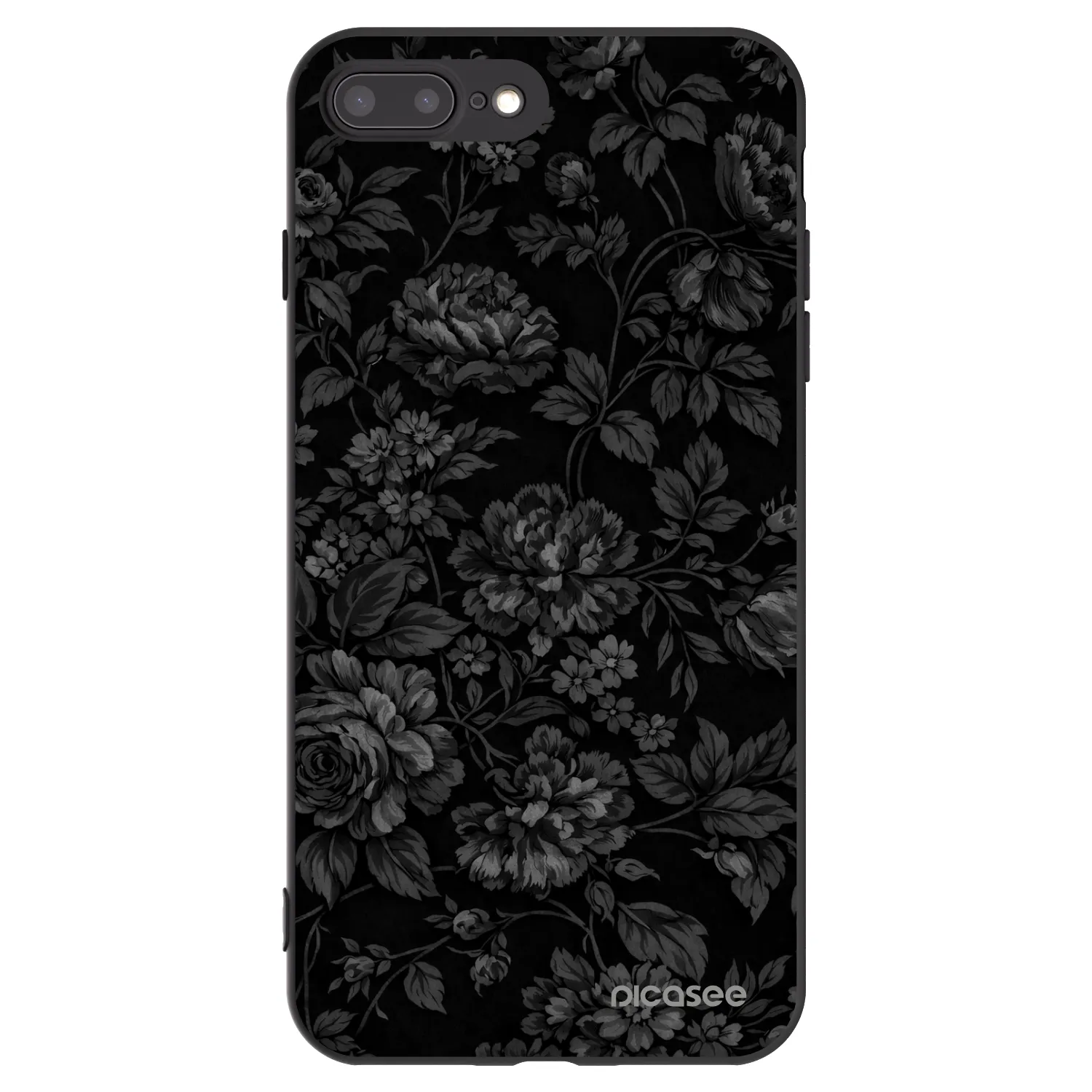 Picasee husă neagră din silicon pentru Apple iPhone 8 Plus - Dark Romance