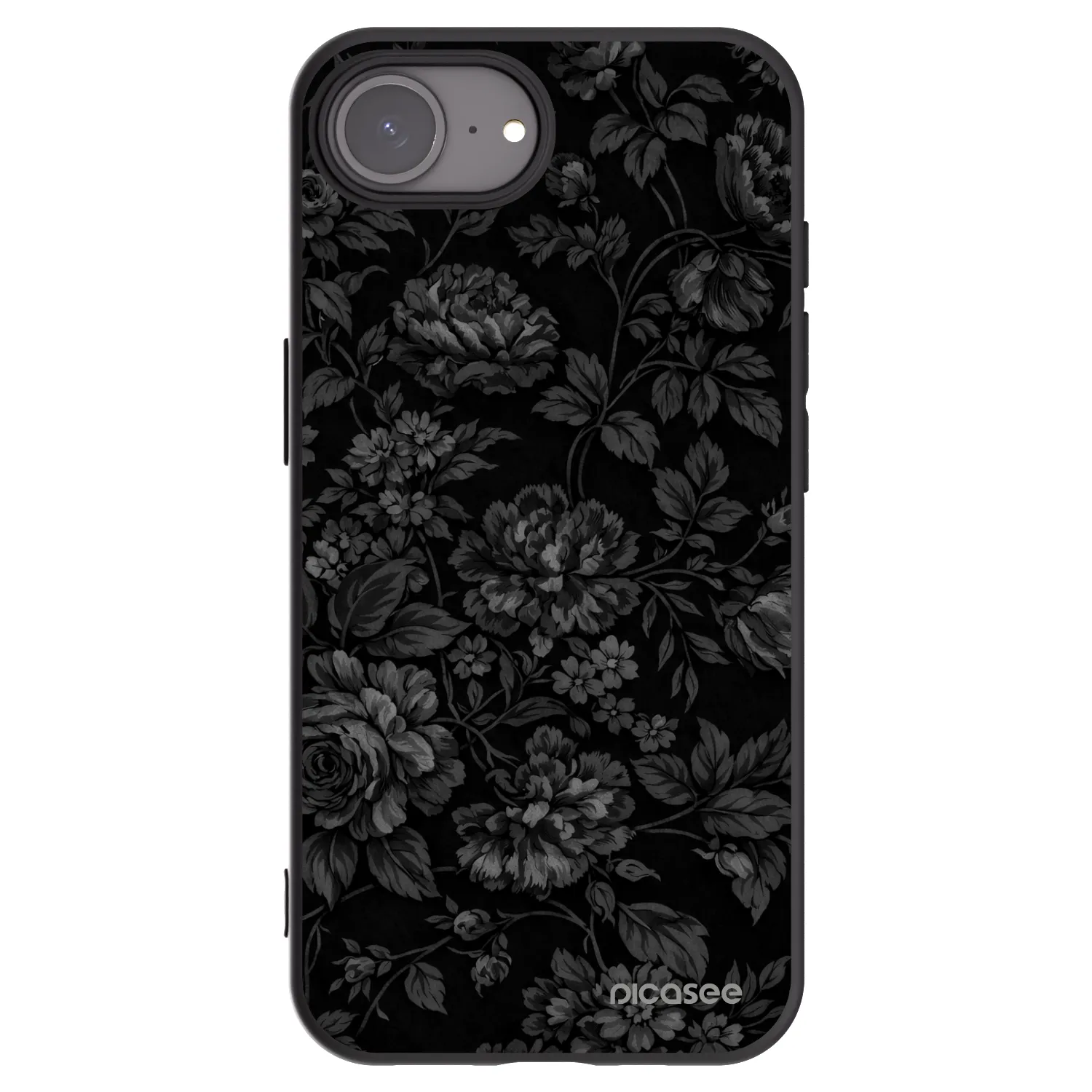Picasee husă neagră din silicon pentru Apple iPhone 16e - Dark Romance
