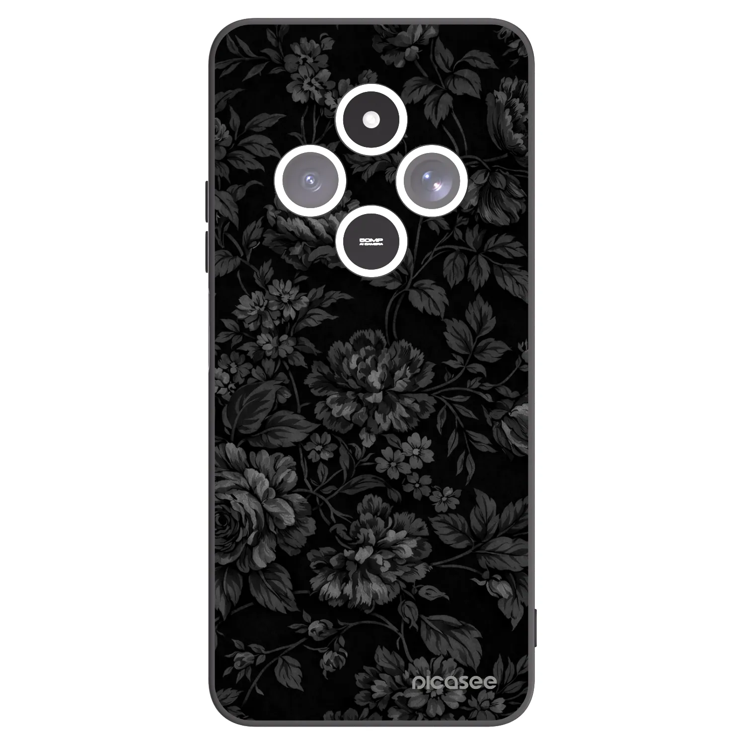 Picasee husă neagră din silicon pentru Xiaomi Redmi 14C - Dark Romance