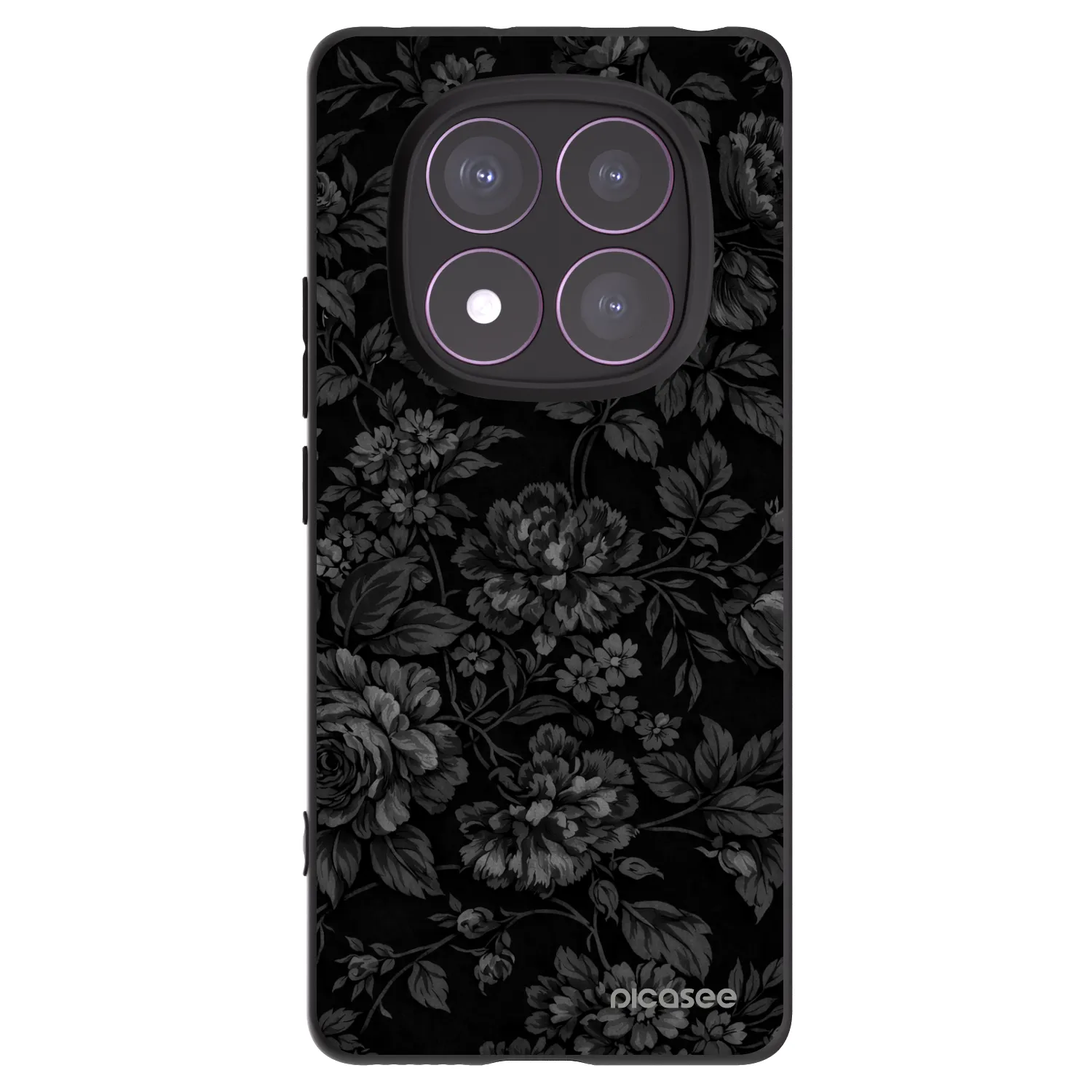 Picasee husă neagră din silicon pentru Xiaomi Redmi Note 14 Pro 4G - Dark Romance