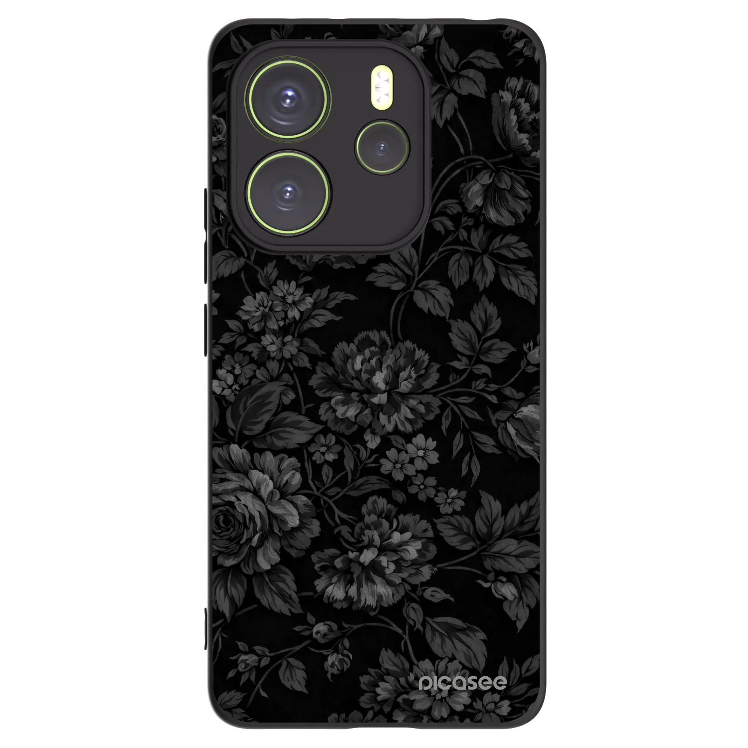 Picasee husă neagră din silicon pentru Xiaomi Redmi Note 14 4G - Dark Romance