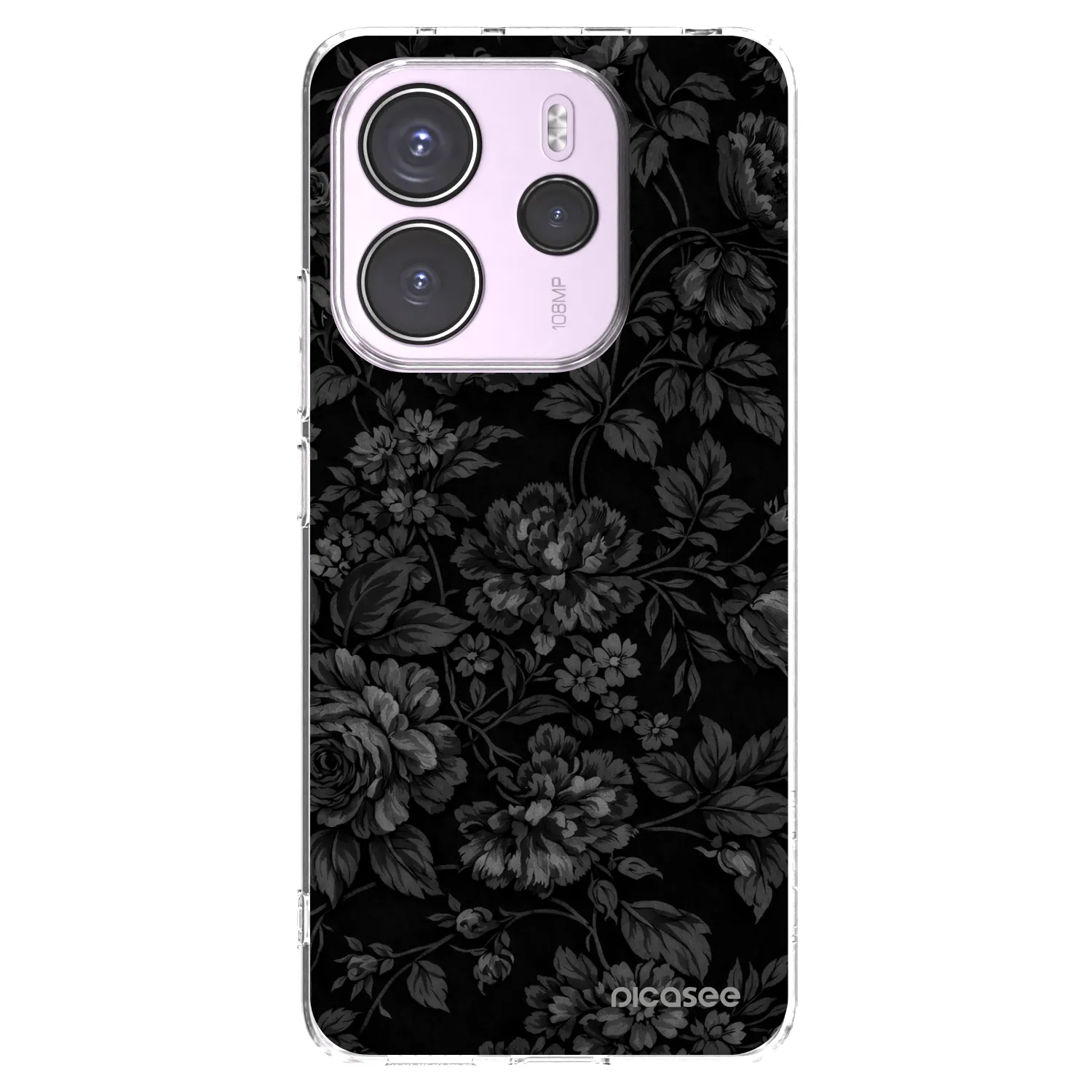 Picasee husă transparentă din silicon pentru Xiaomi Redmi Note 14 4G - Dark Romance