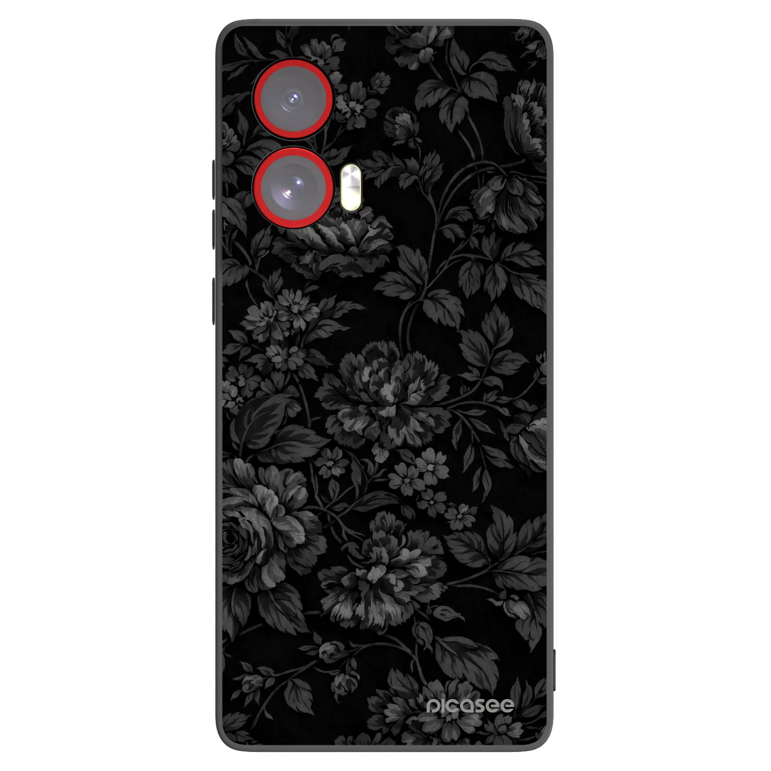 Picasee husă neagră din silicon pentru Motorola Edge 50 Fusion - Dark Romance