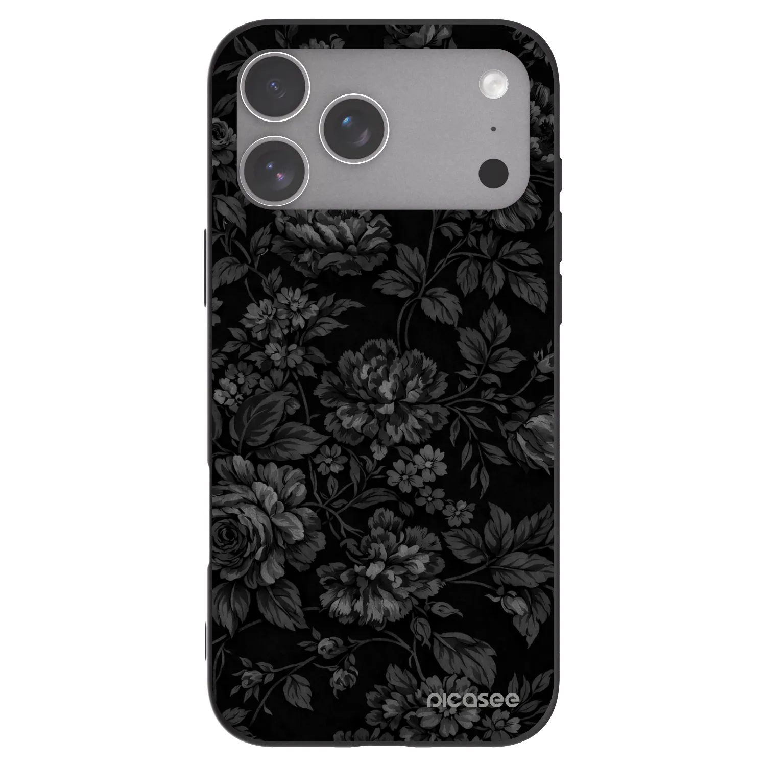 Picasee husă neagră din silicon pentru Apple iPhone 18 Pro Max - Dark Romance
