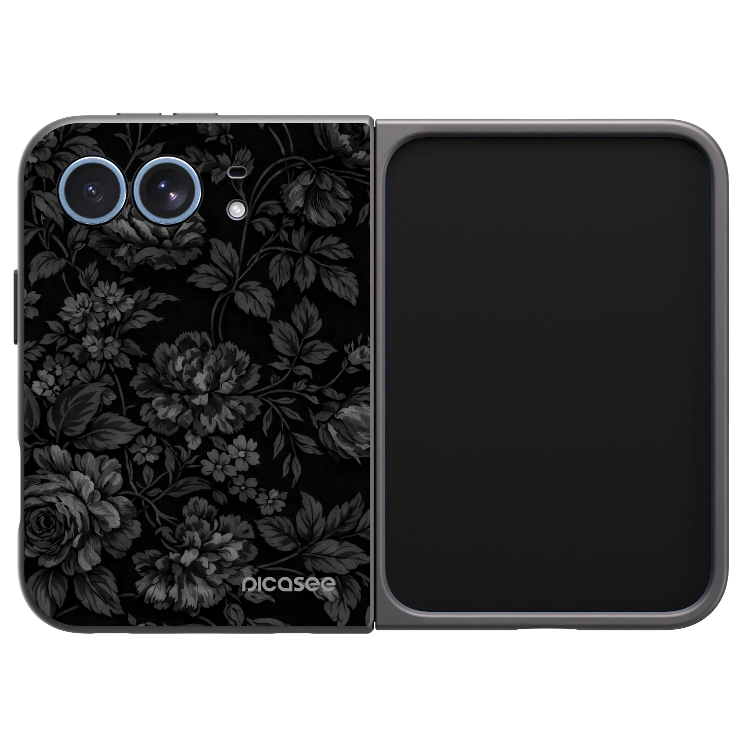 Picasee husă neagră din silicon pentru Apple iPhone Duo - Dark Romance