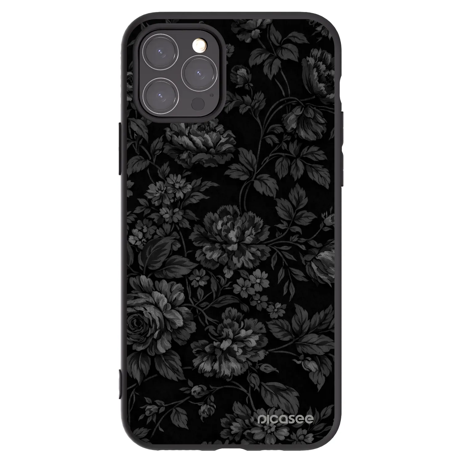 Picasee husă neagră din silicon pentru Apple iPhone 11 Pro - Dark Romance