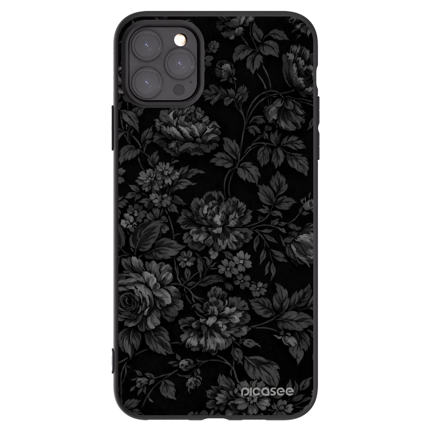 Picasee husă neagră din silicon pentru Apple iPhone 11 Pro Max - Dark Romance