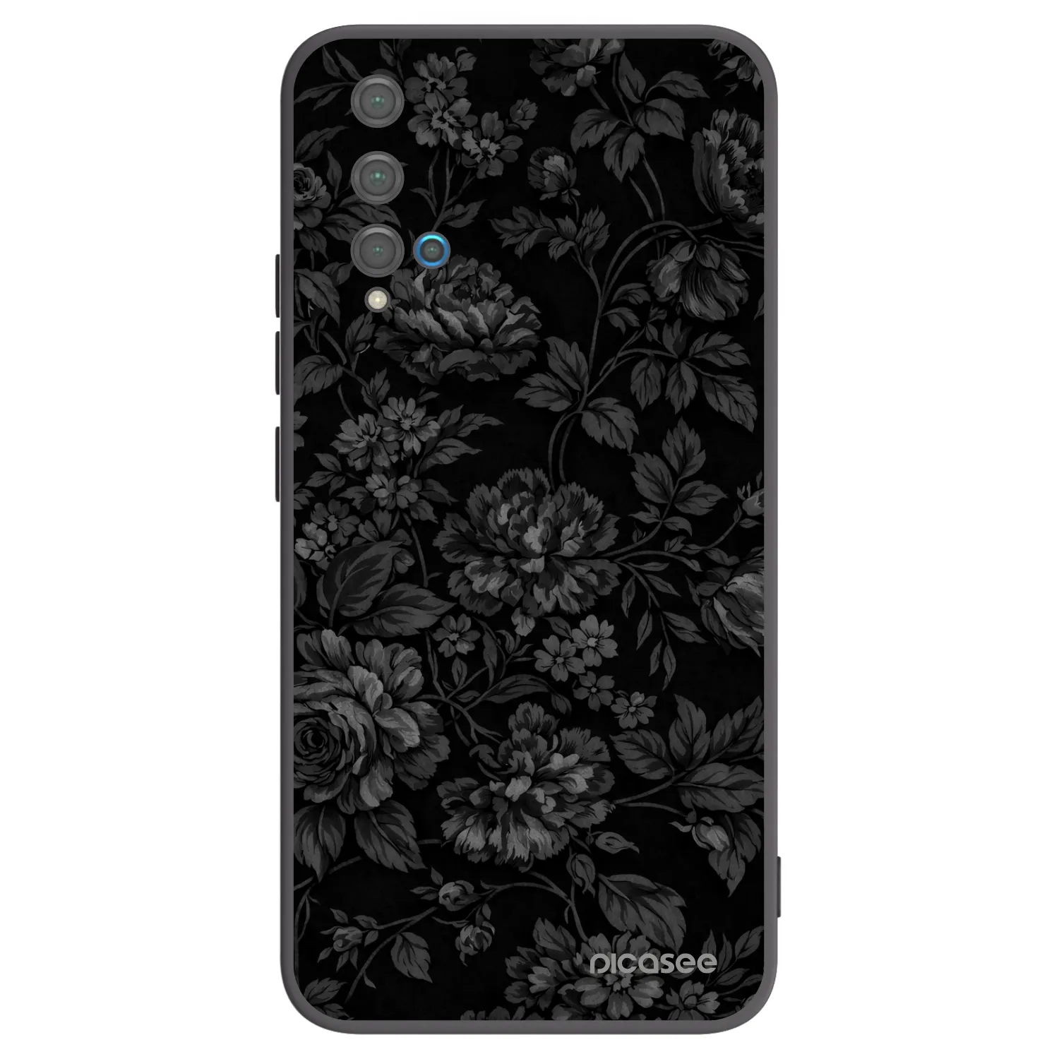 Picasee husă neagră din silicon pentru Huawei Nova 5T - Dark Romance