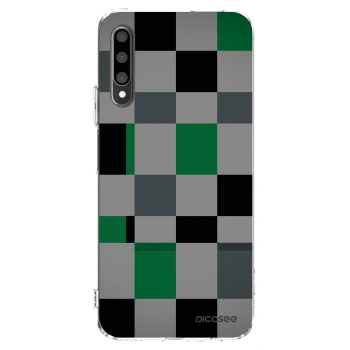 Picasee husă transparentă din silicon pentru Honor 9X Pro - Block Grid