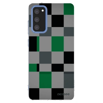 Picasee husă transparentă din silicon pentru Samsung Galaxy S20 FE - Block Grid