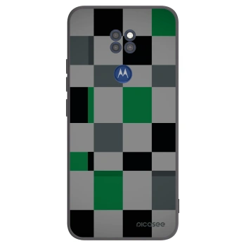 Husă pentru Motorola Moto G9 Play - Block Grid
