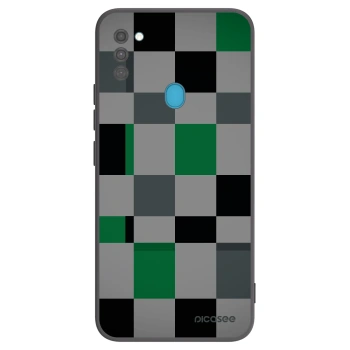 Husă pentru Samsung Galaxy M11 - Block Grid