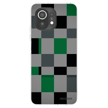 Picasee husă transparentă din silicon pentru Xiaomi Mi 11 - Block Grid