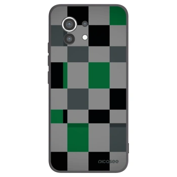 Picasee husă neagră din silicon pentru Xiaomi Mi 11 - Block Grid