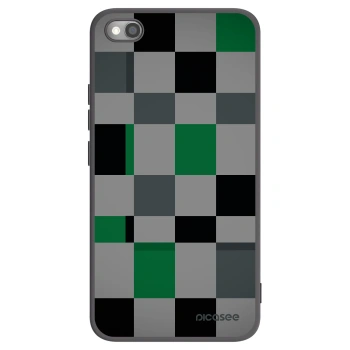 Picasee husă neagră din silicon pentru Xiaomi Mi Note 10 (Pro) - Block Grid