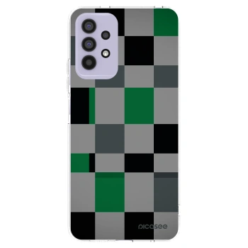 Picasee husă transparentă din silicon pentru Samsung Galaxy A32 4G SM-A325F - Block Grid
