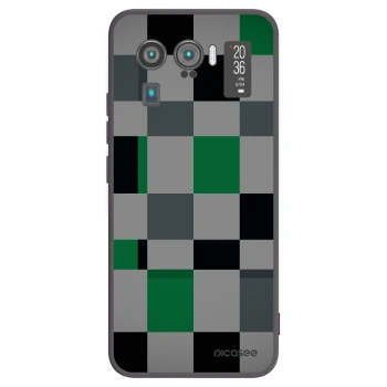 Picasee husă neagră din silicon pentru Xiaomi Mi 11 Ultra - Block Grid