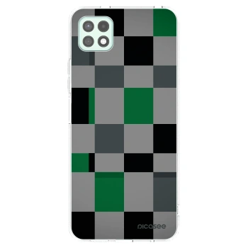 Picasee husă transparentă din silicon pentru Samsung Galaxy A22 A226B 5G - Block Grid