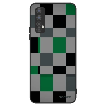 Husă pentru Realme 7 - Block Grid