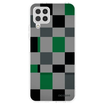 Picasee husă transparentă din silicon pentru Samsung Galaxy A22 A225F 4G - Block Grid