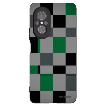 Picasee husă neagră din silicon pentru Huawei Nova 9 SE - Block Grid