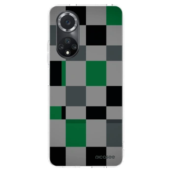 Picasee husă transparentă din silicon pentru Huawei Nova 9 SE - Block Grid