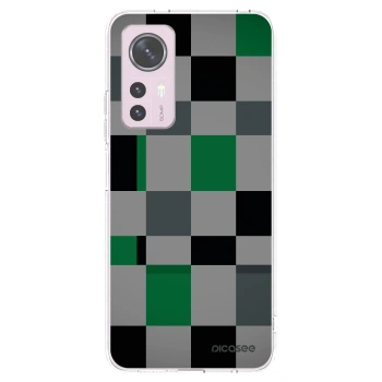 Picasee husă transparentă din silicon pentru Xiaomi 12 - Block Grid