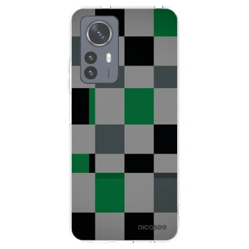 Picasee husă transparentă din silicon pentru Xiaomi 12 Pro - Block Grid