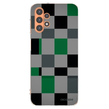 Picasee husă transparentă din silicon pentru Samsung Galaxy A13 4G A135 - Block Grid
