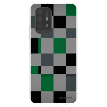 Picasee husă transparentă din silicon pentru OPPO A94 5G - Block Grid