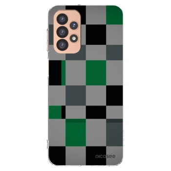 Picasee husă transparentă din silicon pentru Samsung Galaxy A23 A236B 5G - Block Grid