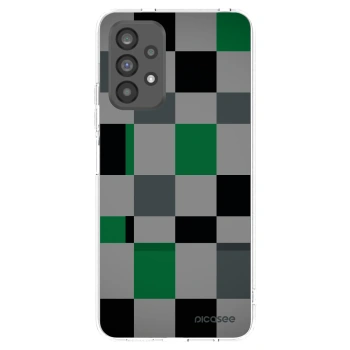 Picasee husă transparentă din silicon pentru Samsung Galaxy A73 5G - Block Grid