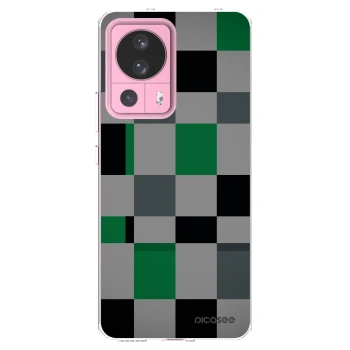 Picasee husă transparentă din silicon pentru Xiaomi 13 Lite - Block Grid