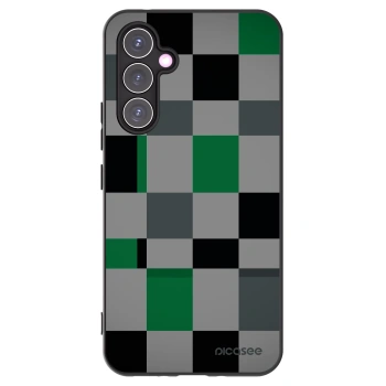 Picasee husă neagră din silicon pentru Samsung Galaxy A54 5G A546B - Block Grid