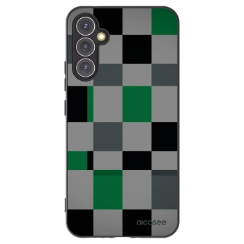 Picasee husă neagră din silicon pentru Samsung Galaxy A34 5G A346B - Block Grid