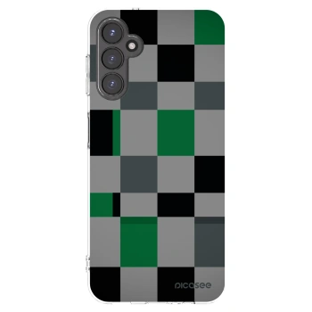 Picasee husă transparentă din silicon pentru Samsung Galaxy A14 4G A145R - Block Grid