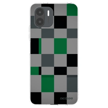 Picasee husă transparentă din silicon pentru Xiaomi Redmi A2 - Block Grid