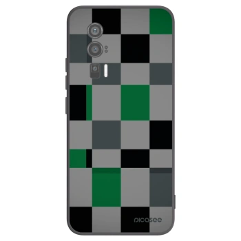 Picasee husă neagră din silicon pentru Xiaomi Poco F5 Pro 5G - Block Grid