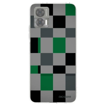 Picasee husă transparentă din silicon pentru Motorola Edge 30 Neo - Block Grid