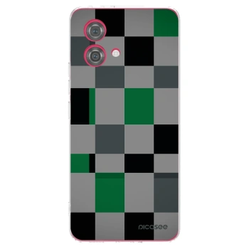 Picasee husă transparentă din silicon pentru Motorola Moto G84 5G - Block Grid