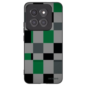 Picasee husă neagră din silicon pentru Xiaomi 14 Pro - Block Grid