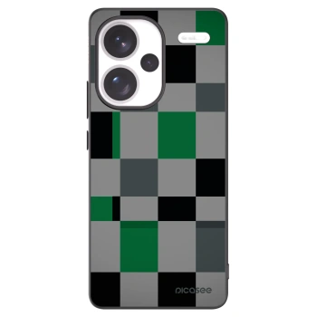 Picasee husă neagră din silicon pentru Xiaomi Redmi Note 13 Pro+ 5G - Block Grid