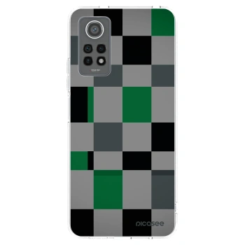 Picasee husă transparentă din silicon pentru Xiaomi Redmi Note 12 Pro 4G - Block Grid