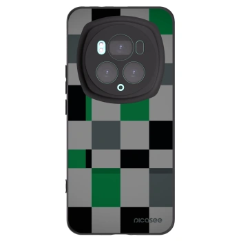 Picasee husă neagră din silicon pentru Honor Magic6 Pro - Block Grid