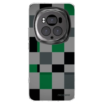 Picasee husă transparentă din silicon pentru Honor Magic6 Pro - Block Grid