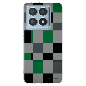Picasee husă transparentă din silicon pentru Xiaomi 14T Pro - Block Grid